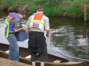 Sippenfahrt Abschlu&szlig;fahrt Jagender Jaguar Kanutour
